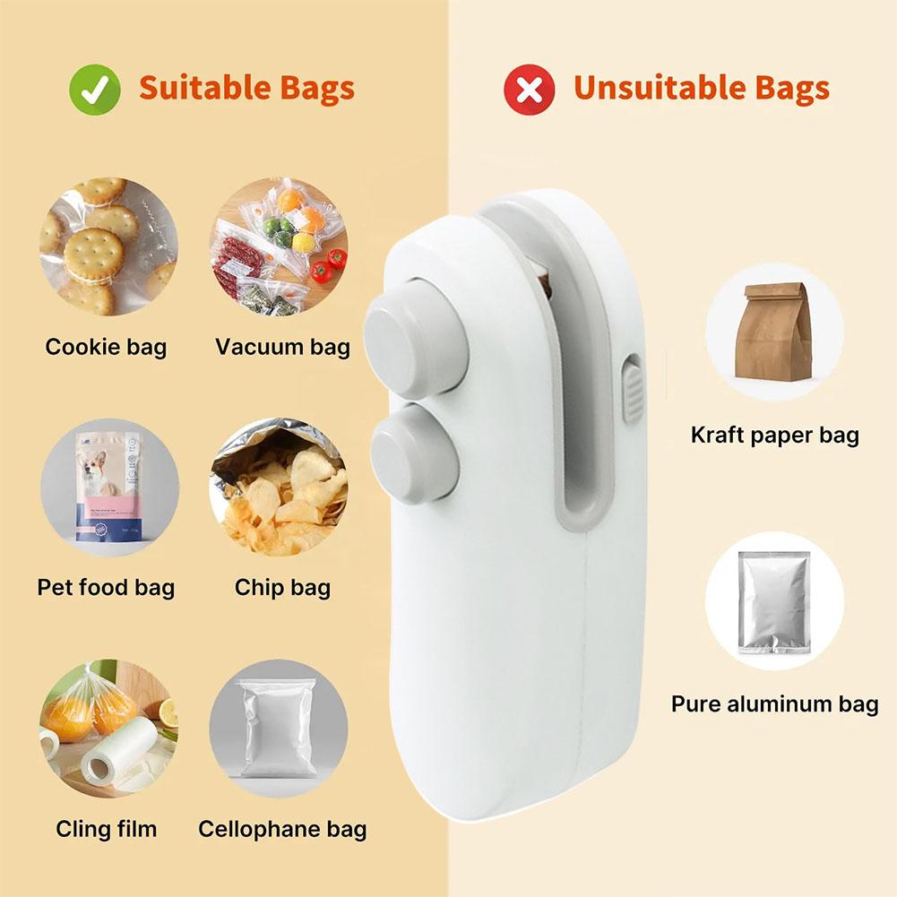 Mini Heat Bag Sealer β Keep Food Fresh in Seconds