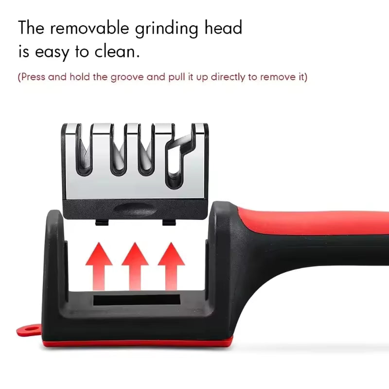 3-in-1 Knife Sharpener โ Bring Your Dull Knives Back to Life in Seconds ๐ชโก