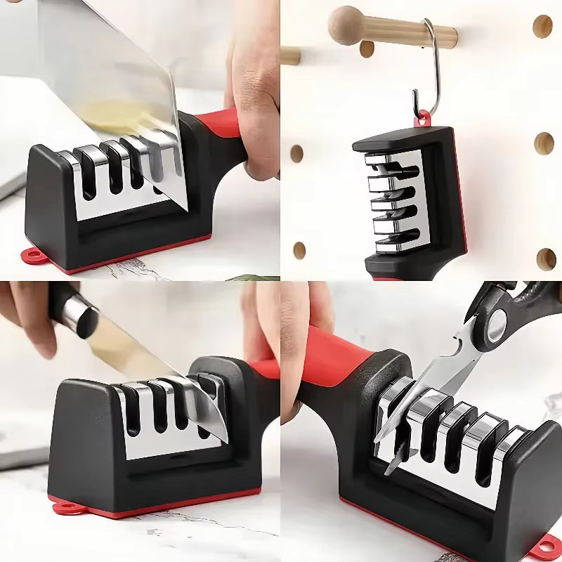 3-in-1 Knife Sharpener – Bring Your Dull Knives Back to Life in Seconds 🔪⚡