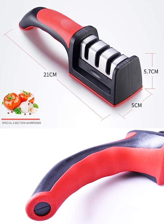 3-in-1 Knife Sharpener โ Bring Your Dull Knives Back to Life in Seconds ๐ชโก