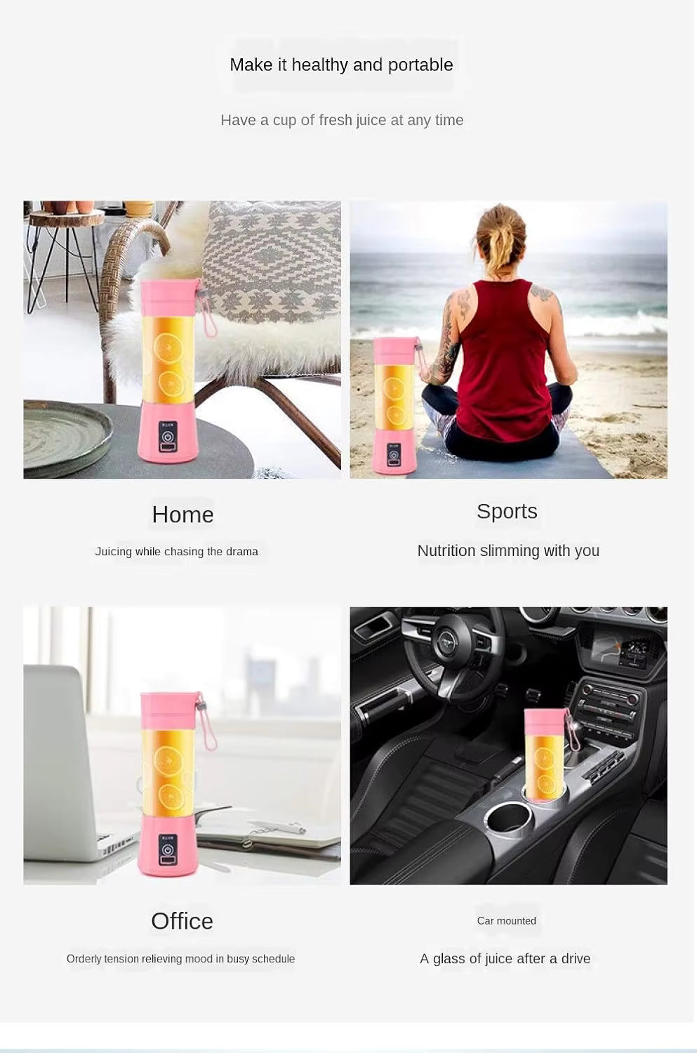 Mini Juicer Blender โ Fresh Juice Anytime, Anywhere