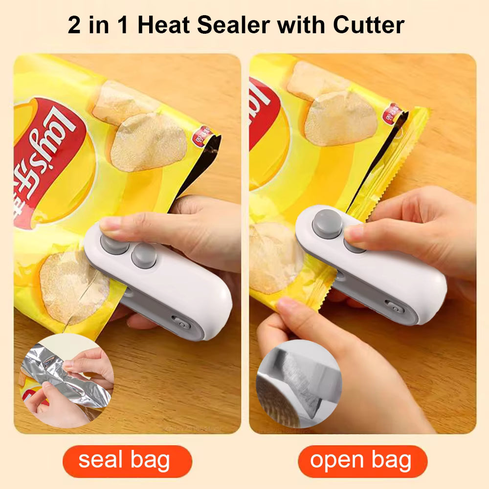Mini Heat Bag Sealer β Keep Food Fresh in Seconds
