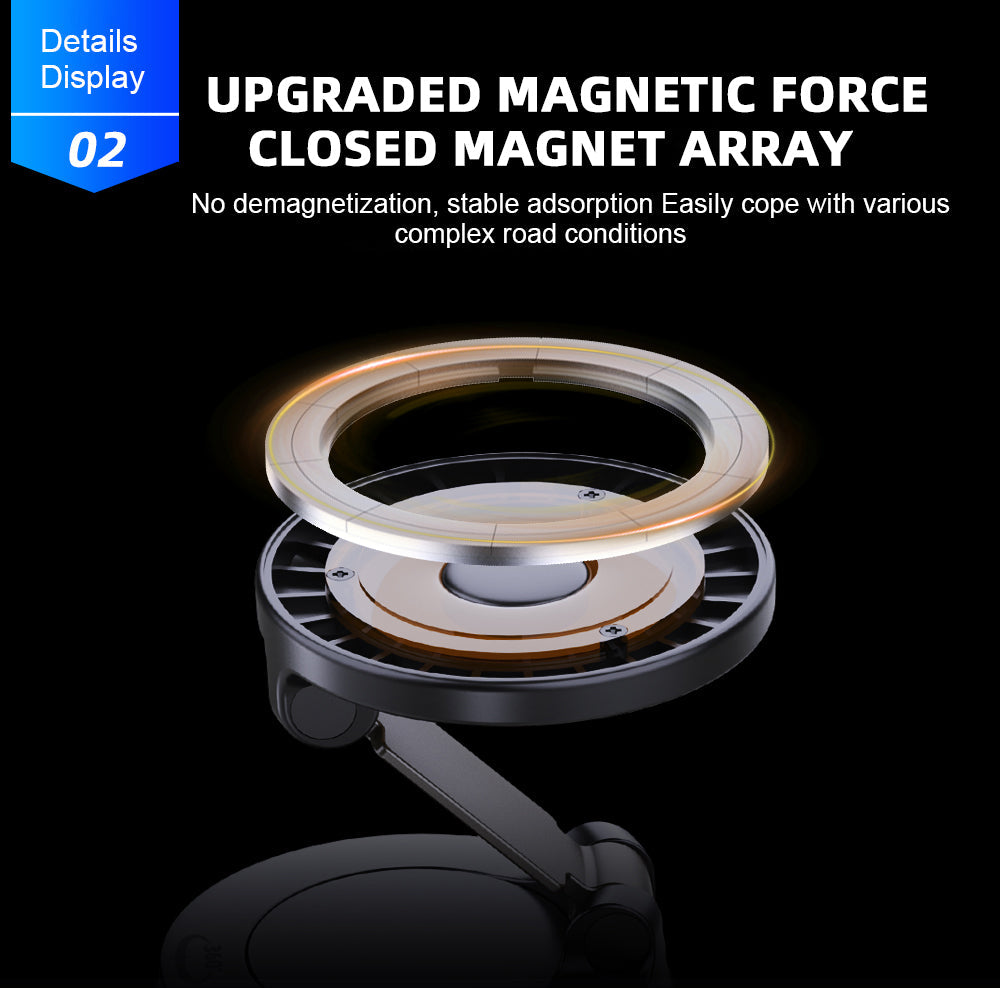 360° Magnetic Car Phone Holder – Universal Fit for Any Dashboard or Surface