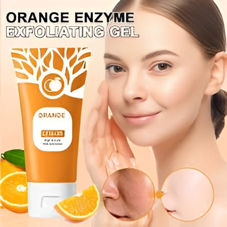 Orange Enzyme Exfoliating Gel – Brightening Citrus Face Scrub for Smooth & Glowing Skin