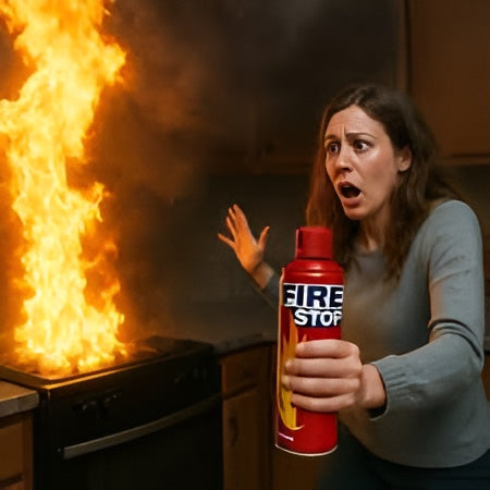 Foam Stop Fire 500ml Portable Fire Extinguisher Spray | Emergency Fire Safety Spra