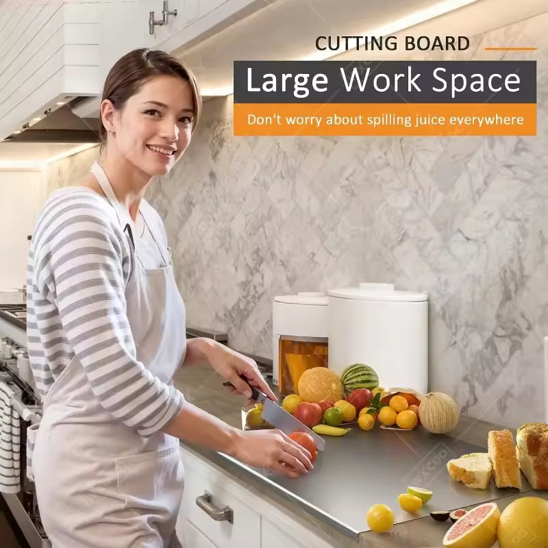 Stainless Steel Cutting Board – Odor-Free & Hygienic Surface