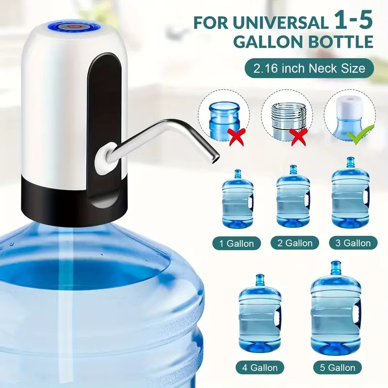 USB Water Dispenser Pump – One-Touch Operation for Effortless Pouring