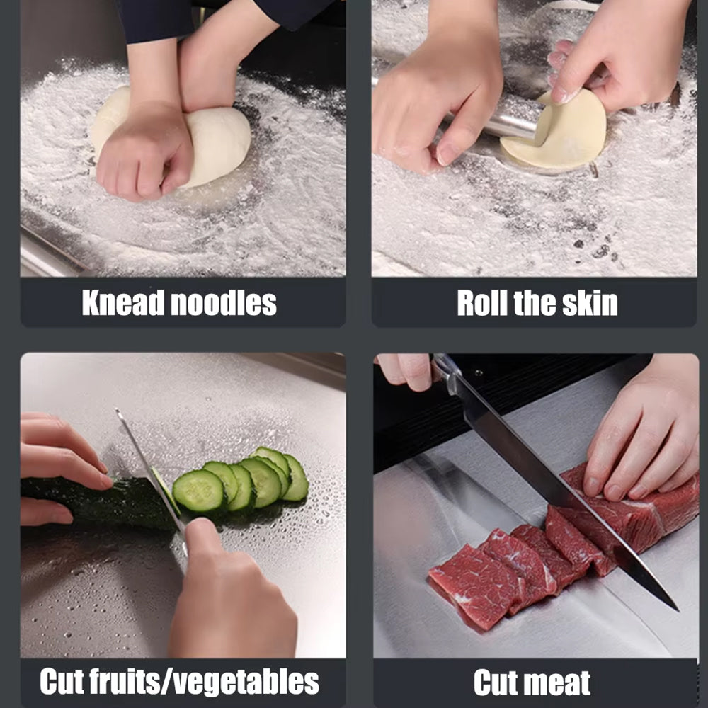Stainless Steel Cutting Board – Odor-Free & Hygienic Surface