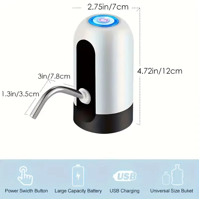 USB Water Dispenser Pump – One-Touch Operation for Effortless Pouring
