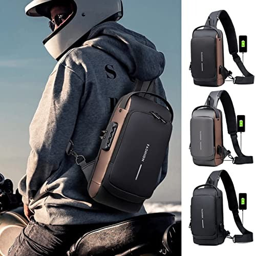 Anti-Theft Sling Bag with USB Charging Port – Stylish & Secure